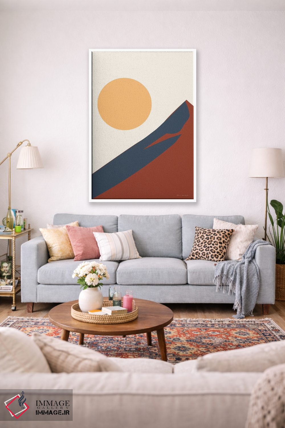 تابلو مینیمال منظره بوهو I اثر عمر اسکالانته - D1W