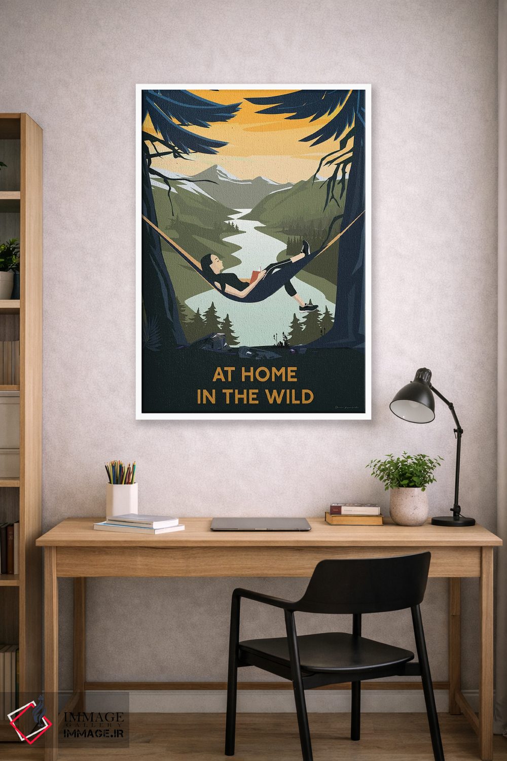 تابلو دکوراتیو ماجراجویی در طبیعت II اثر عمر اسکالانته - D1W