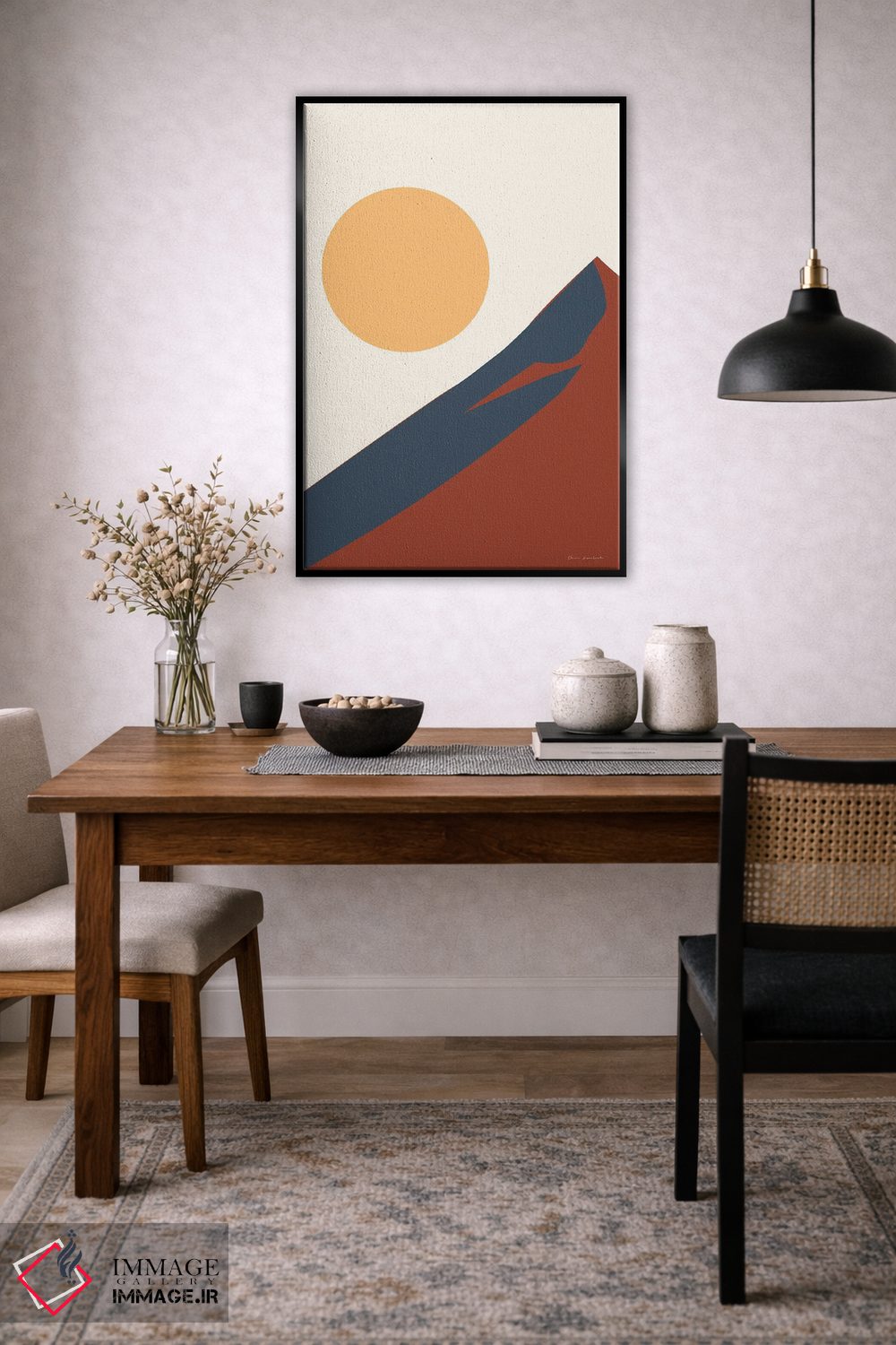 تابلو مینیمال منظره بوهو I اثر عمر اسکالانته - D4B
