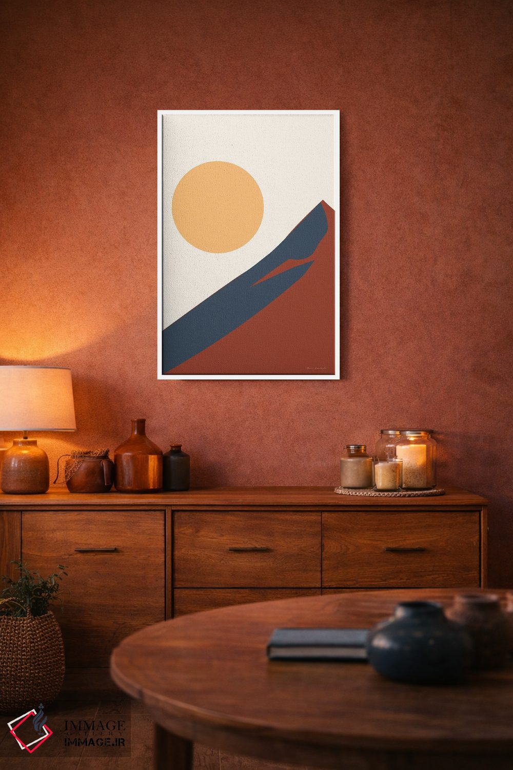 تابلو مینیمال منظره بوهو I اثر عمر اسکالانته - D2W