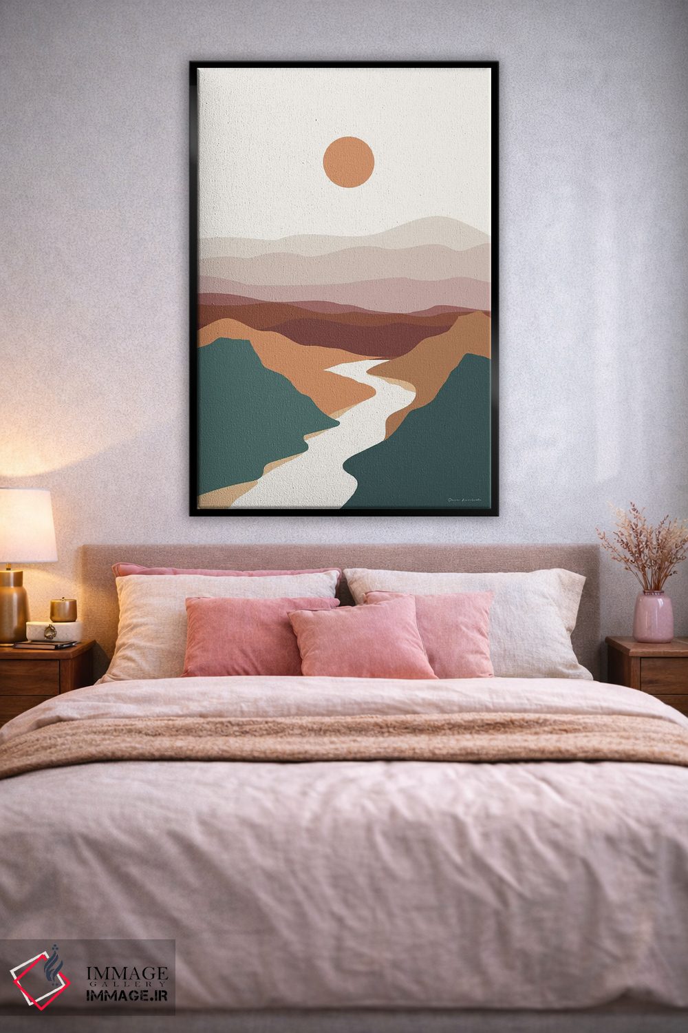 تابلو مینیمال دره بوهو II اثر عمر اسکالانته - D2B