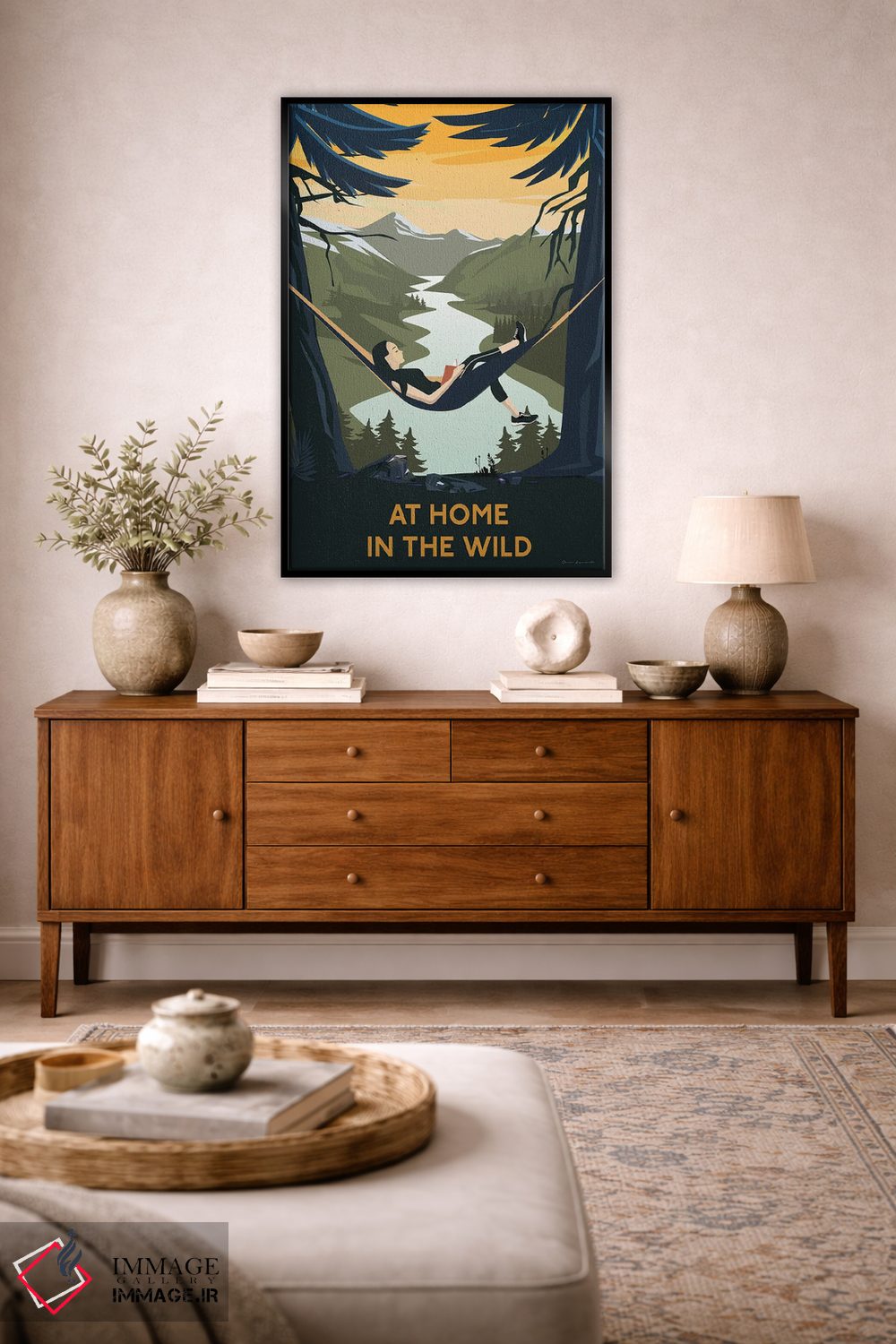 تابلو دکوراتیو ماجراجویی در طبیعت II اثر عمر اسکالانته - D4B