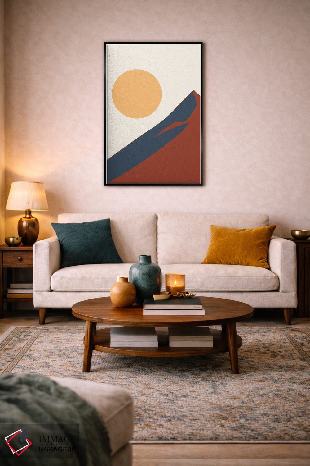 تابلو مینیمال منظره بوهو I اثر عمر اسکالانته - D5B