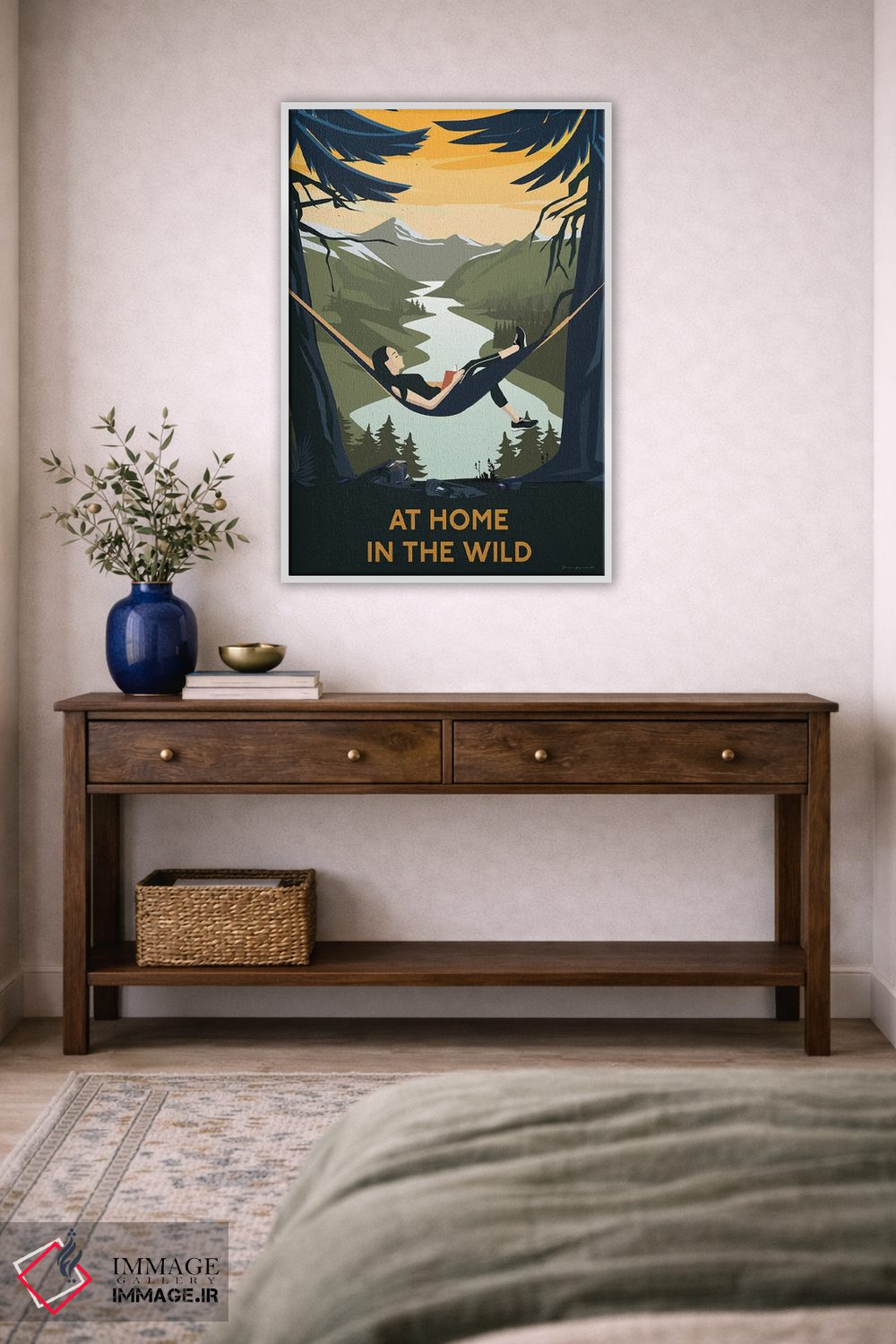 تابلو دکوراتیو ماجراجویی در طبیعت II اثر عمر اسکالانته - D3W
