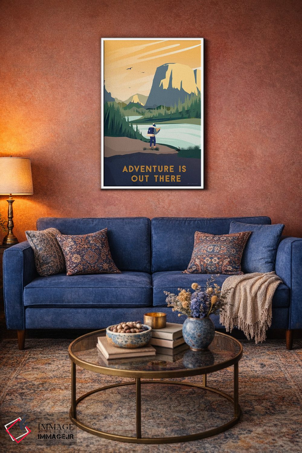 تابلو دکوراتیو ماجراجویی در طبیعت III اثر عمر اسکالانته - D3W