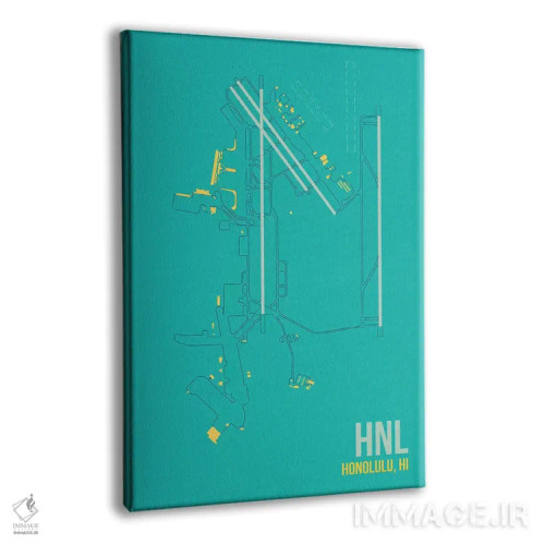 تابلو دکوراتیو هونولولو اثر ۰۸ لفت - نمای پرسپکتیو محصول