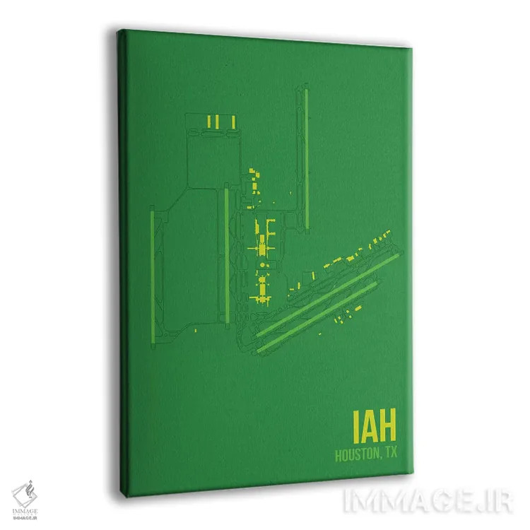 تابلو دکوراتیو هیوستون اثر ۰۸ لفت - نمای پرسپکتیو محصول