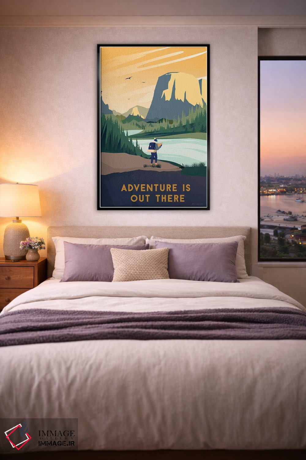 تابلو دکوراتیو ماجراجویی در طبیعت III اثر عمر اسکالانته - D6B