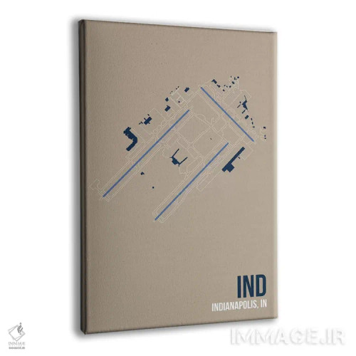 تابلو دکوراتیو ایندیاناپولیس اثر ۰۸ لفت - نمای پرسپکتیو محصول