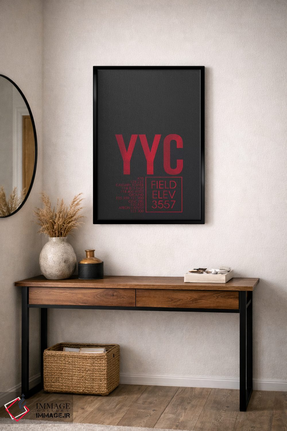 تابلو دکوراتیو کلگری اثر ۰۸ لفت - D5B