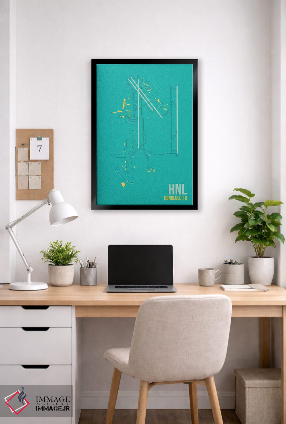 تابلو دکوراتیو هونولولو اثر ۰۸ لفت - D6B