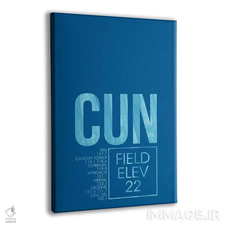 تابلو دکوراتیو کانکون اثر ۰۸ لفت - نمای پرسپکتیو محصول