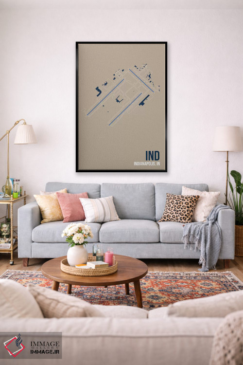 تابلو دکوراتیو ایندیاناپولیس اثر ۰۸ لفت - D1B