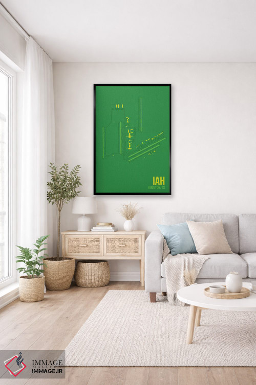 تابلو دکوراتیو هیوستون اثر ۰۸ لفت - D5B