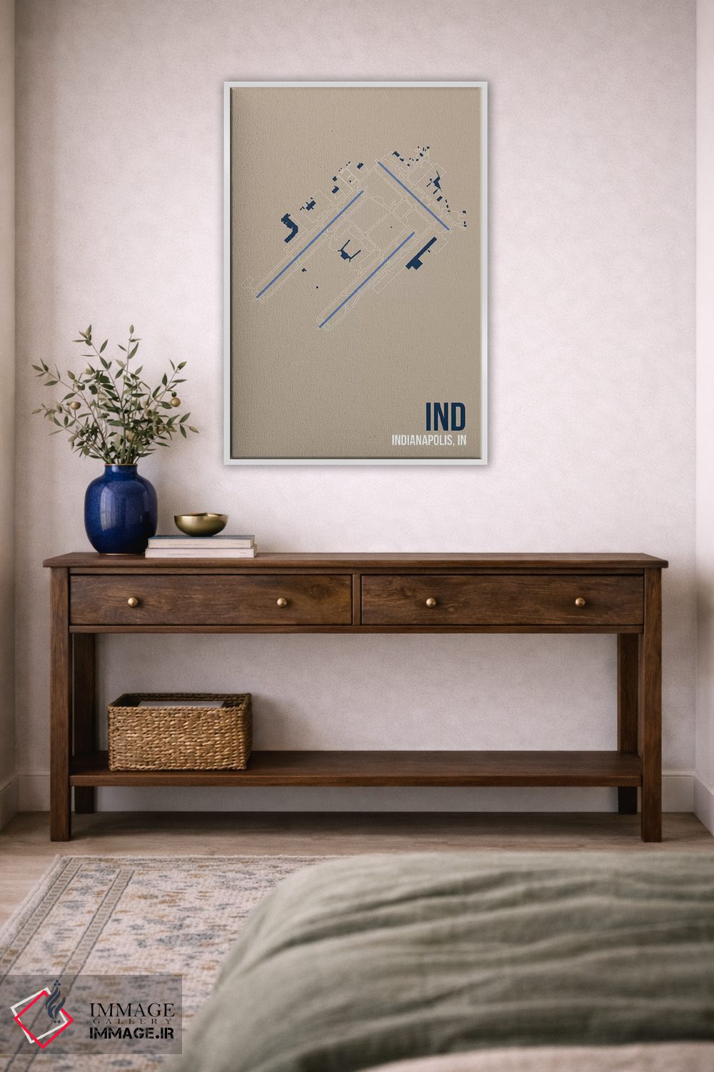 تابلو دکوراتیو ایندیاناپولیس اثر ۰۸ لفت - D3W