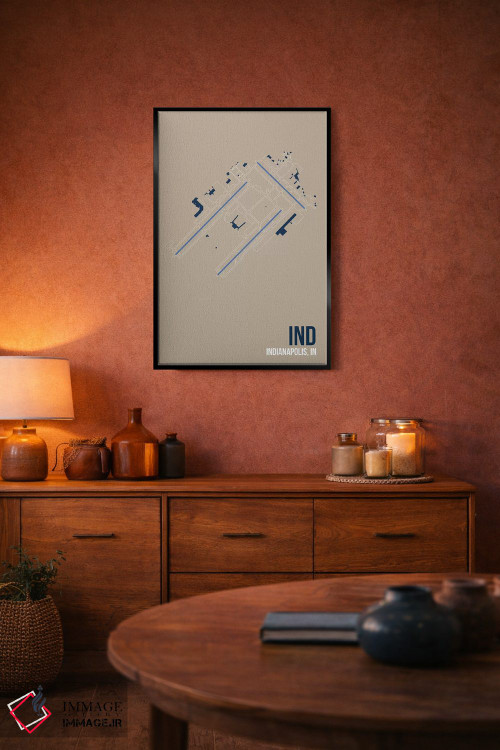 تابلو دکوراتیو ایندیاناپولیس اثر ۰۸ لفت - D5B
