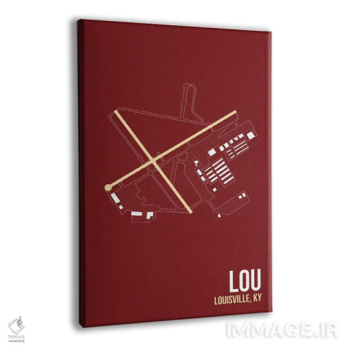 تابلو دکوراتیو لوئیزویل اثر ۰۸ لفت - نمای پرسپکتیو محصول