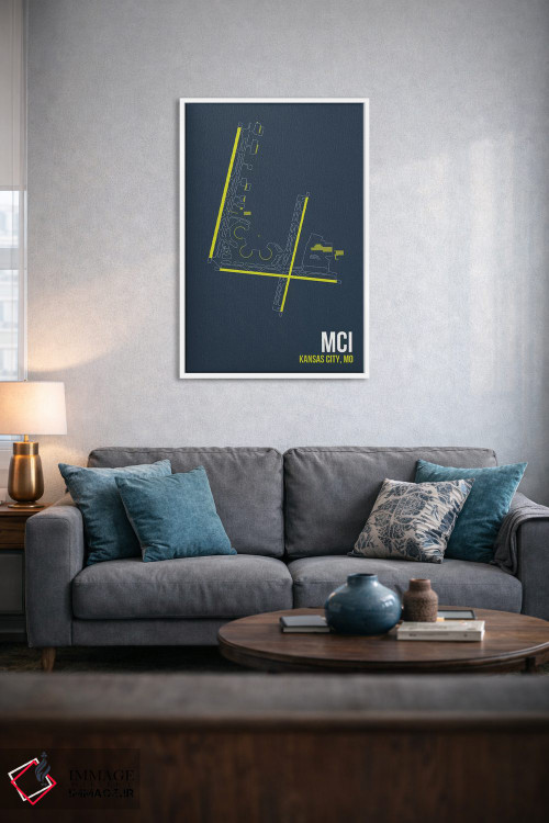 تابلو دکوراتیو کانزاس سیتی اثر ۰۸ لفت - D2W