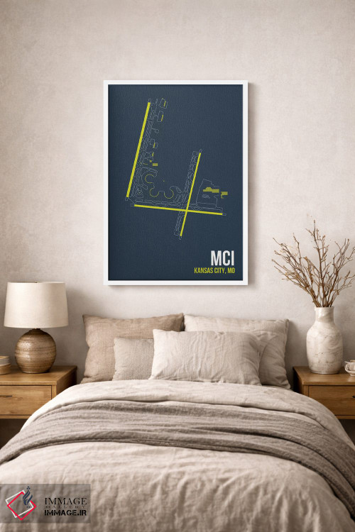 تابلو دکوراتیو کانزاس سیتی اثر ۰۸ لفت - D1W