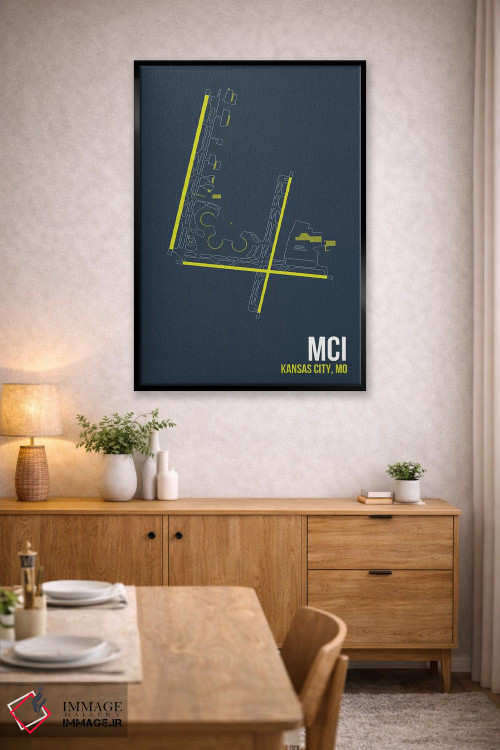 تابلو دکوراتیو کانزاس سیتی اثر ۰۸ لفت - D4B