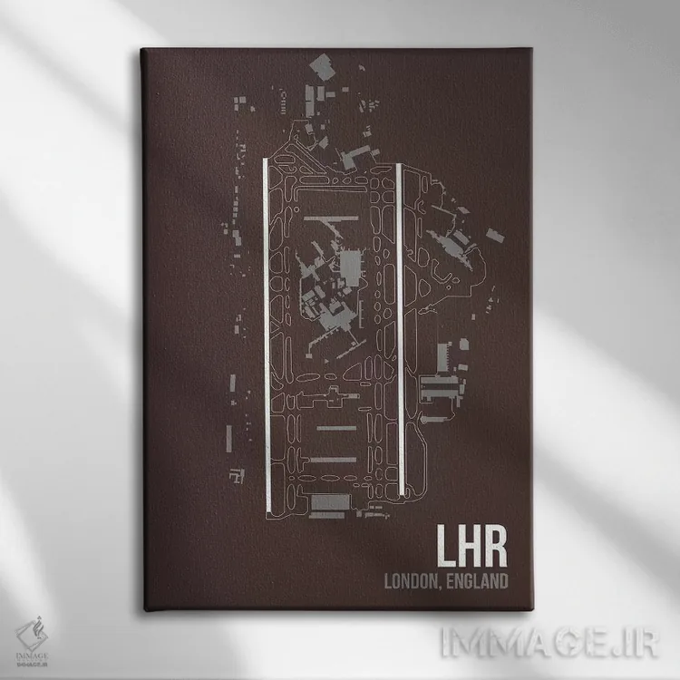 تابلو دکوراتیو لندن اثر ۰۸ لفت - نمای روبهرو روی دیوار