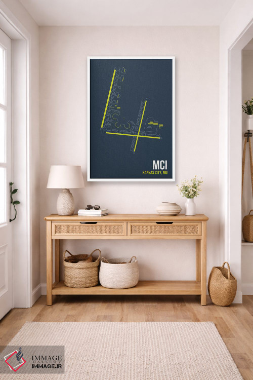 تابلو دکوراتیو کانزاس سیتی اثر ۰۸ لفت - D5W