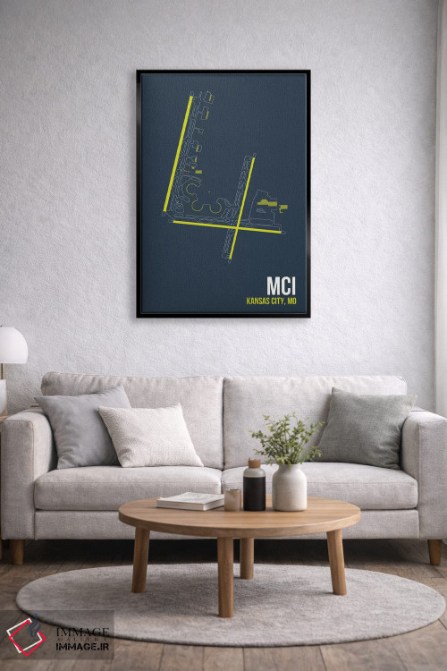 تابلو دکوراتیو کانزاس سیتی اثر ۰۸ لفت - D3B