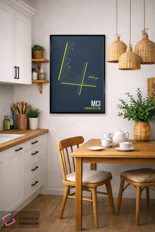 تابلو دکوراتیو کانزاس سیتی اثر ۰۸ لفت - D6B