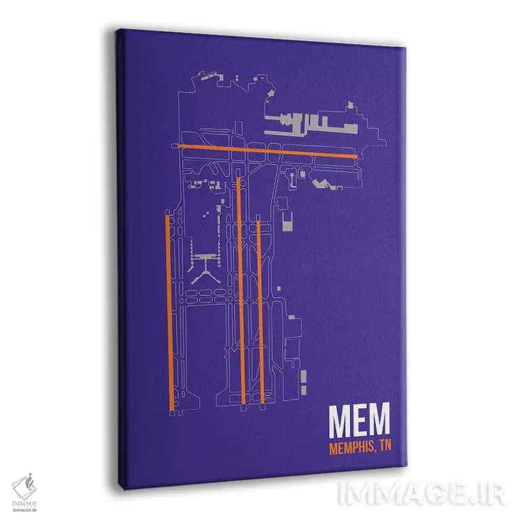 تابلو دکوراتیو ممفیس اثر ۰۸ لفت - نمای پرسپکتیو محصول