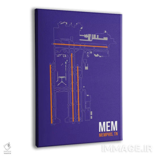 تابلو دکوراتیو ممفیس اثر ۰۸ لفت - نمای پرسپکتیو محصول