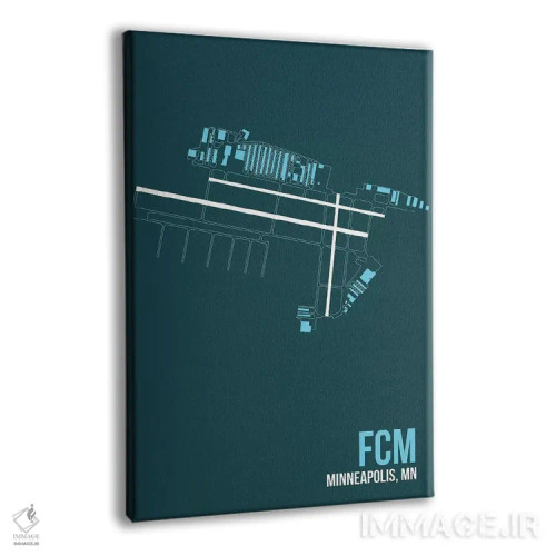 تابلو دکوراتیو مینیاپولیس اثر ۰۸ لفت - نمای پرسپکتیو محصول