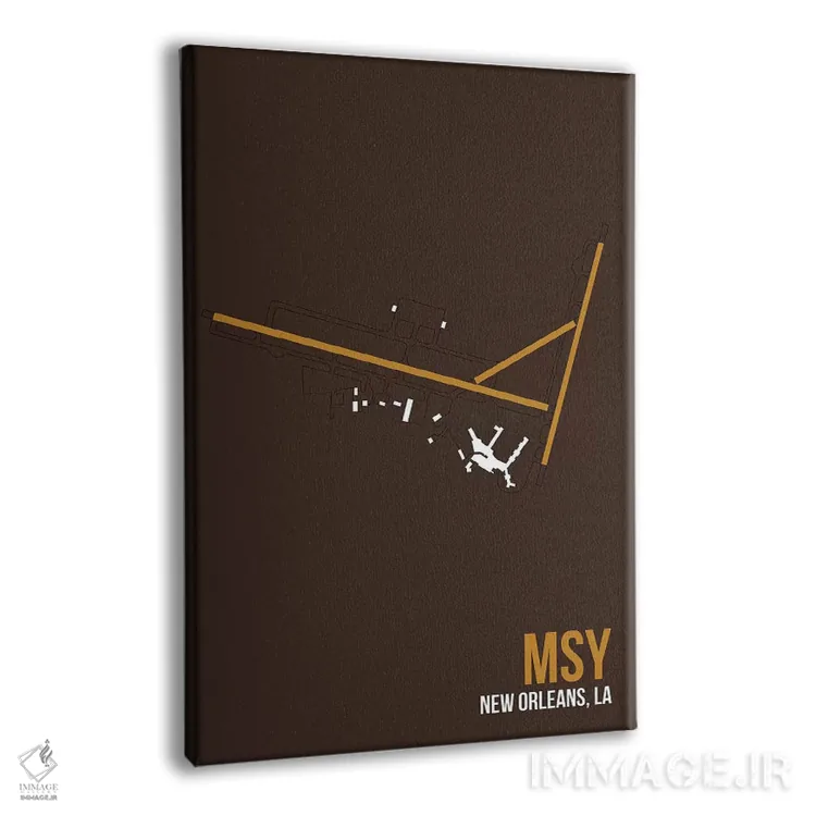 تابلو دکوراتیو نیواورلئان اثر ۰۸ لفت - نمای پرسپکتیو محصول