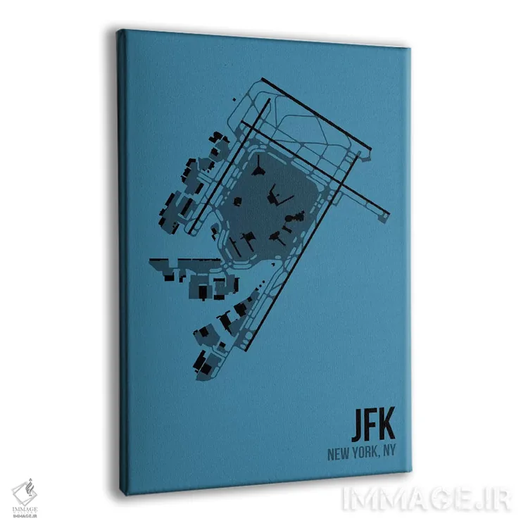 تابلو دکوراتیو نیویورک اثر ۰۸ لفت - نمای پرسپکتیو محصول