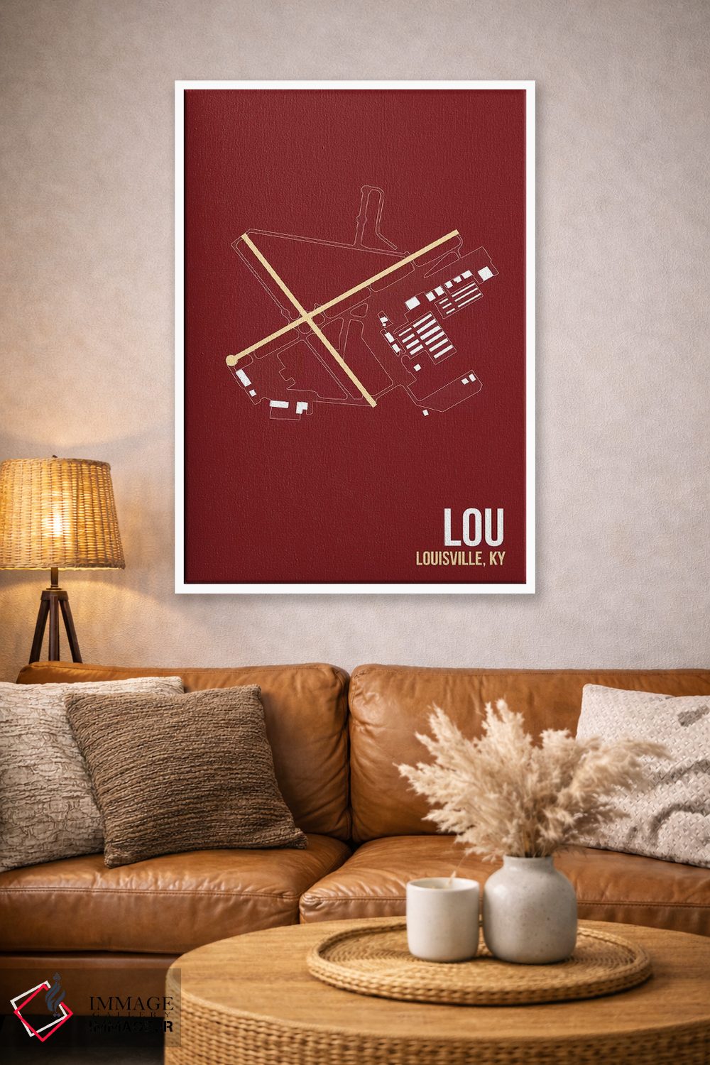 تابلو دکوراتیو لوئیزویل اثر ۰۸ لفت - D4W