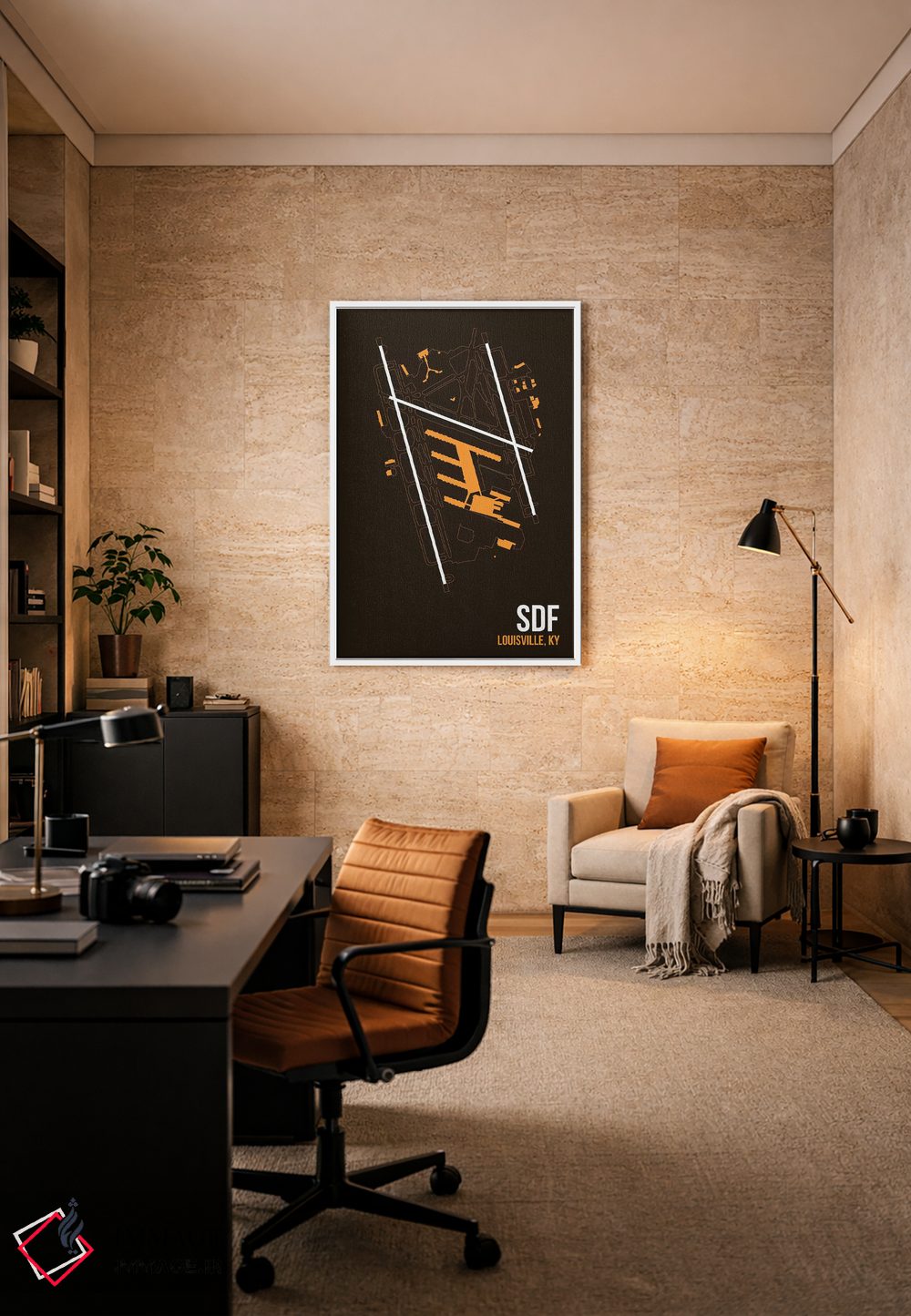 تابلو دکوراتیو لوئیزویل اثر ۰۸ لفت - D5W