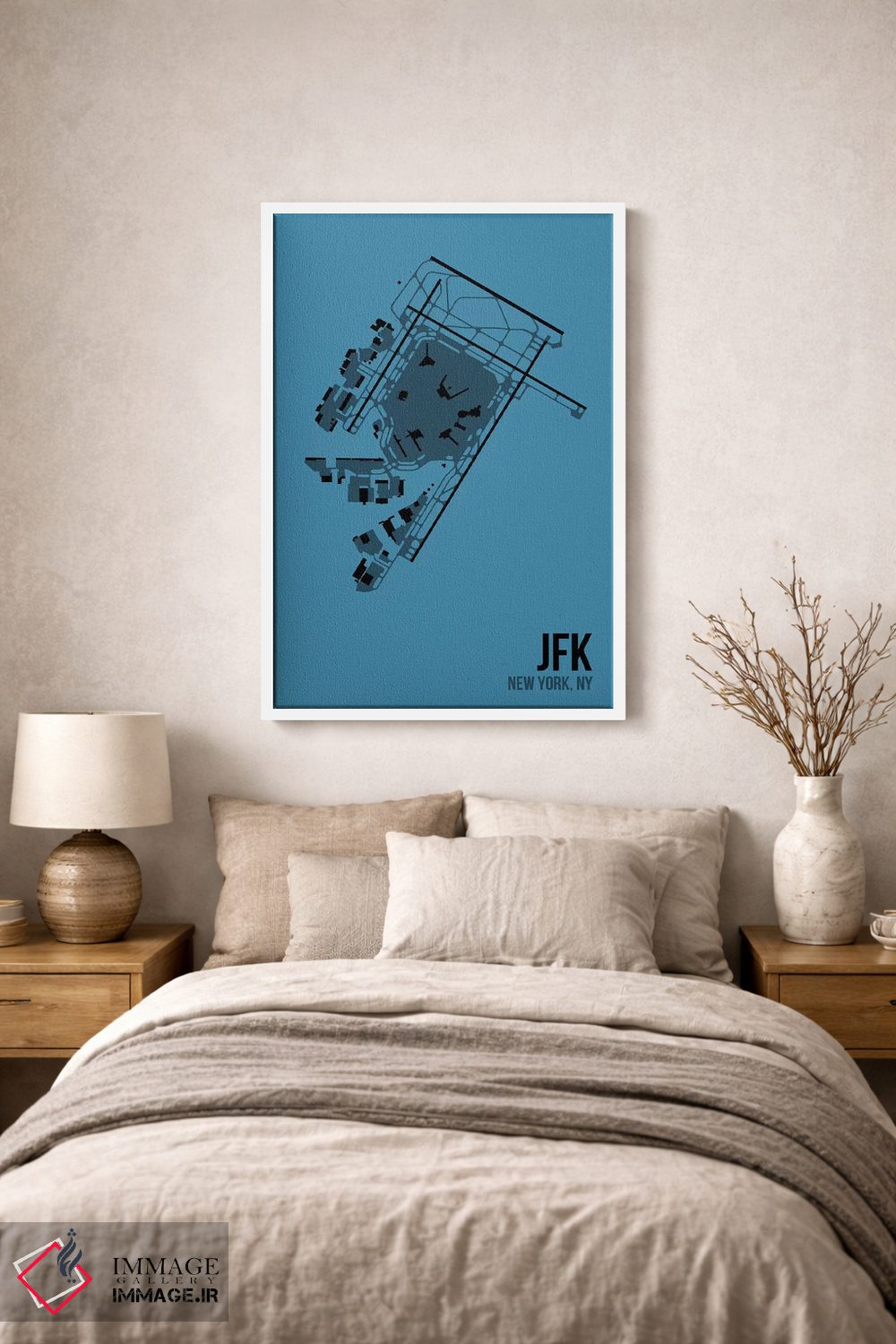 تابلو دکوراتیو نیویورک اثر ۰۸ لفت - D1W