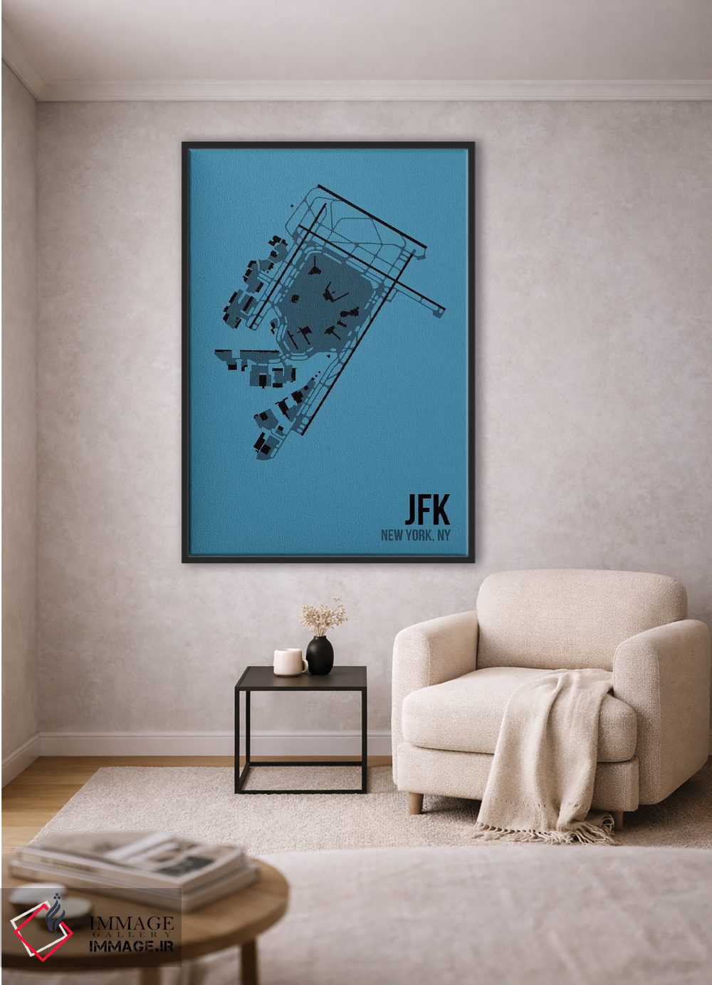 تابلو دکوراتیو نیویورک اثر ۰۸ لفت - D2B