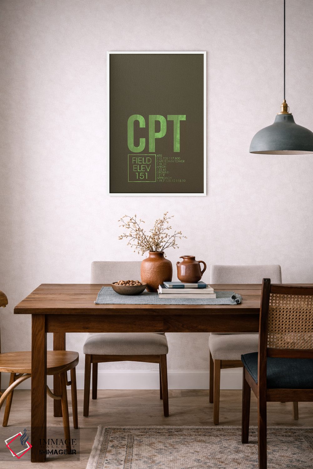 تابلو دکوراتیو کیپ تاون اثر ۰۸ لفت - D6W