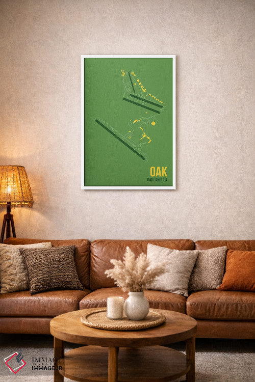 تابلو دکوراتیو اوکلند اثر ۰۸ لفت - D1W