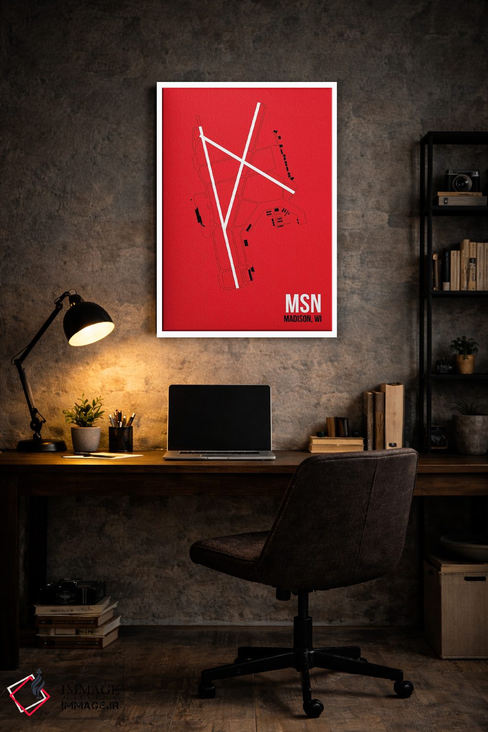 تابلو دکوراتیو مدیسون اثر ۰۸ لفت - D6W