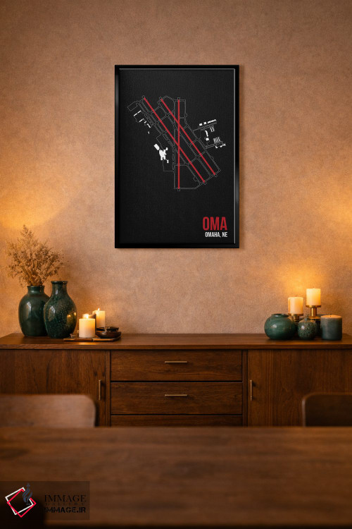 تابلو دکوراتیو اوماها اثر ۰۸ لفت - D2B