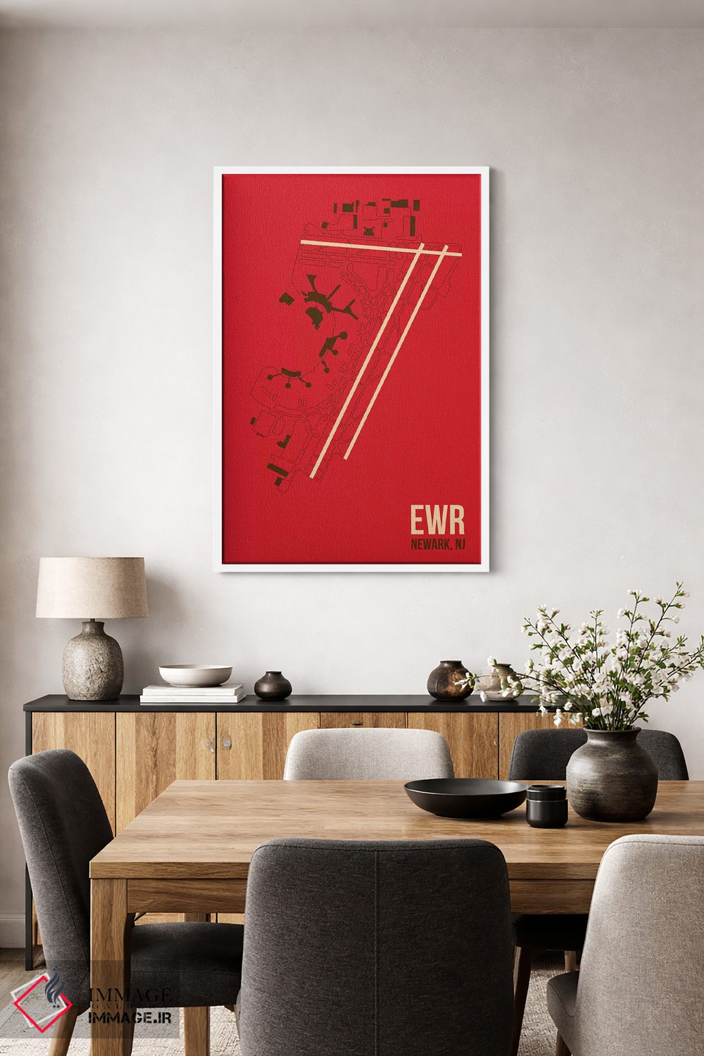 تابلو دکوراتیو نیوارک لیبرتی اثر ۰۸ لفت - D2W