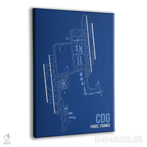 تابلو دکوراتیو پاریس اثر ۰۸ لفت - نمای پرسپکتیو محصول