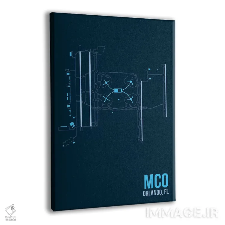 تابلو دکوراتیو اورلاندو اثر ۰۸ لفت - نمای پرسپکتیو محصول