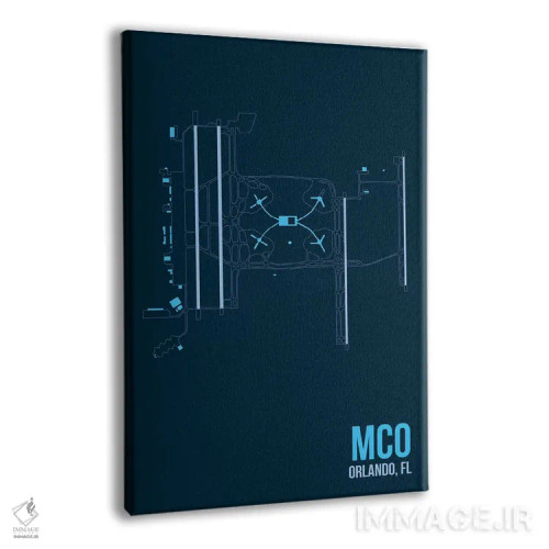 تابلو دکوراتیو اورلاندو اثر ۰۸ لفت - نمای پرسپکتیو محصول