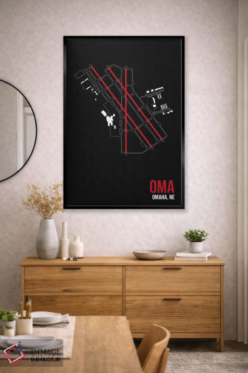 تابلو دکوراتیو اوماها اثر ۰۸ لفت - D3B