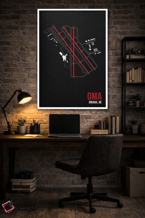 تابلو دکوراتیو اوماها اثر ۰۸ لفت - D5W