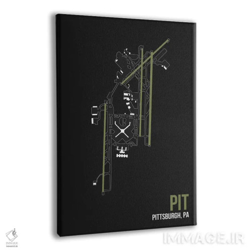 تابلو دکوراتیو پیتزبورگ اثر ۰۸ لفت - نمای پرسپکتیو محصول