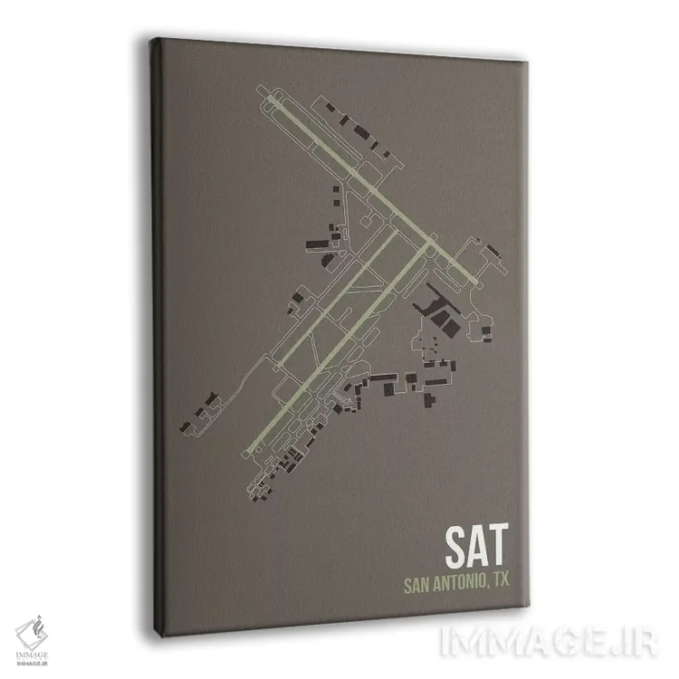تابلو دکوراتیو سن آنتونیو اثر ۰۸ لفت - نمای پرسپکتیو محصول