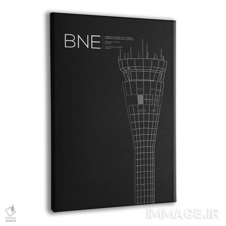تابلو دکوراتیو برج BNE، فرودگاه بین المللی بریزبن اثر ۰۸ لفت - نمای پرسپکتیو محصول